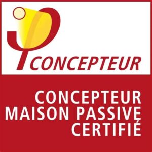 logo maison passive concepteur certifié